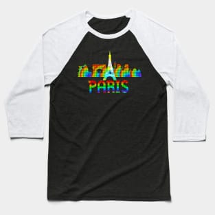 Paris Pride Baseball T-Shirt